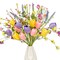 Artificial Spring Flowers 12 Pack Spring Flower Stems 17 Inch Floral Picks with Pink Yellow Purple Tulips Wildflowers for Centerpieces Vases Floral Arrangements Summer Easter Decor